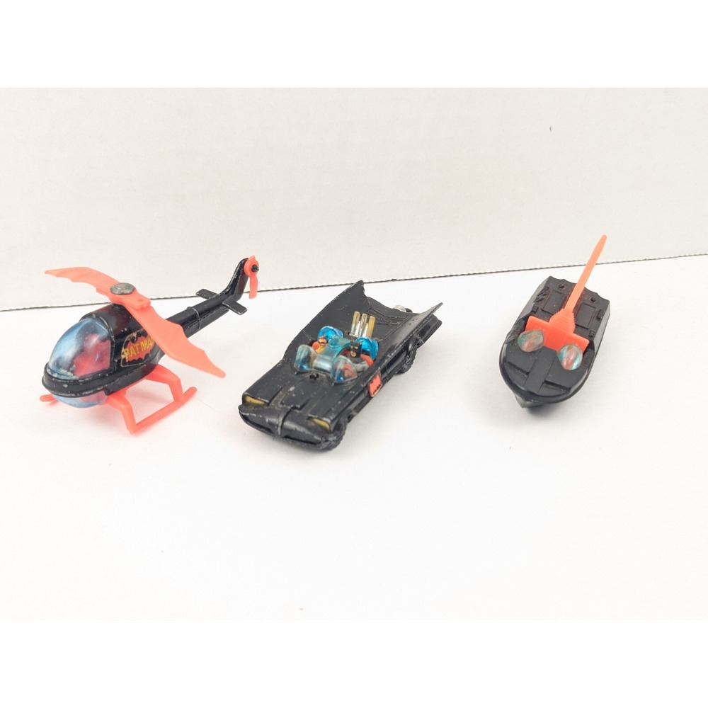 Corgi Husky Batman‎ set (Batmobile+Batboat+Batcopter)